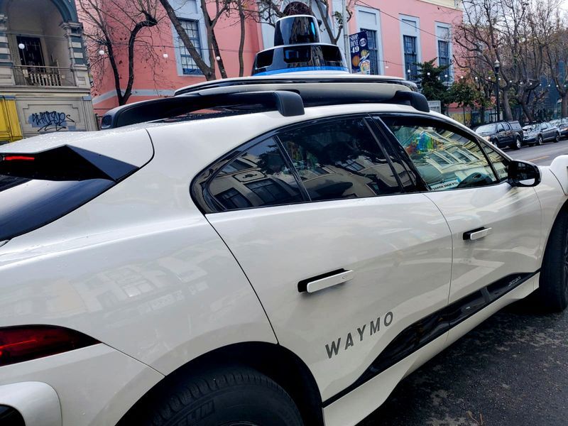 FILE PHOTO A Waymo rider-only robotaxi is seen during a test ride in San Francisco California U.S. December 9 2022. REUTERSParesh DaveFILE PHOTO