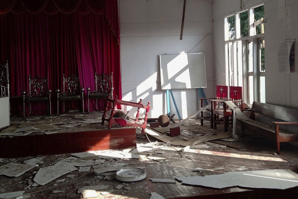Churches, temples and monasteries regularly hit by airstrikes in Myanmar: Activists - Vimarsana News