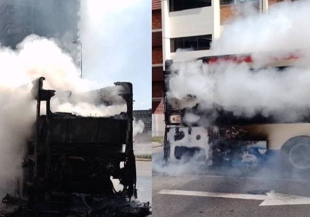 Rapid Kl bus catches fire, passengers safe - Vimarsana News