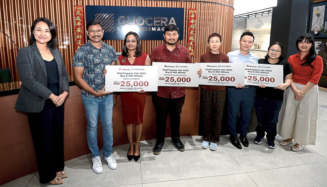Winners get premium Guocera tiles worth RM100,000 The Star