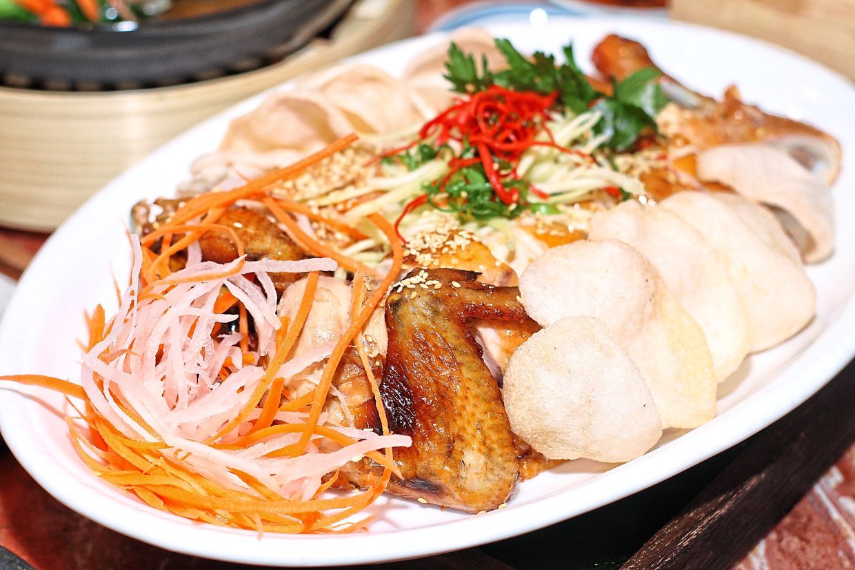 The Roasted Chicken is a symphony of textures and flavours.