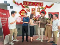Groups visit SMG Pitt Street office to spread CNY cheer