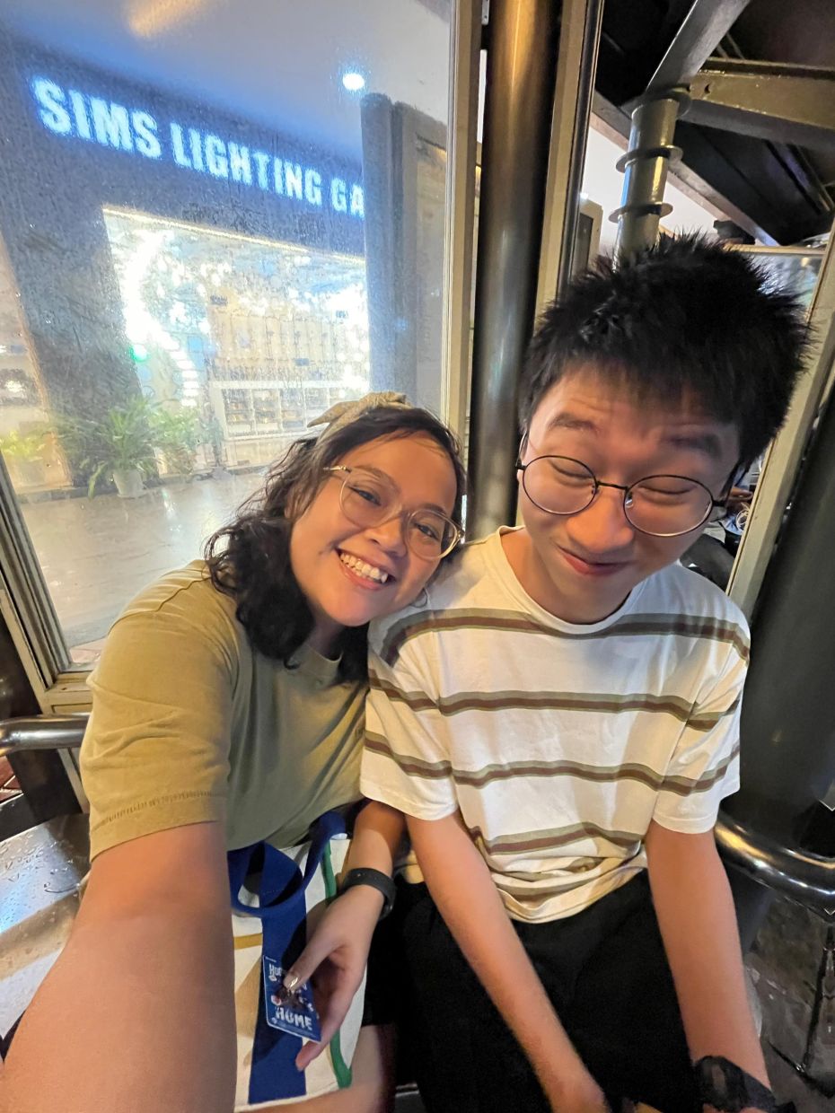 'We clicked right away and enjoyed spending time together just like we did online,' says Hazel. 