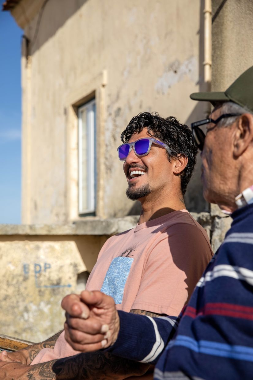Oakley’s Frogskin Hybrid, incorporates angles into the temples and frames of the eyewear for active-go-getters and comes in many colours to make a fashionable accessory. Photo: EssilorLuxottica