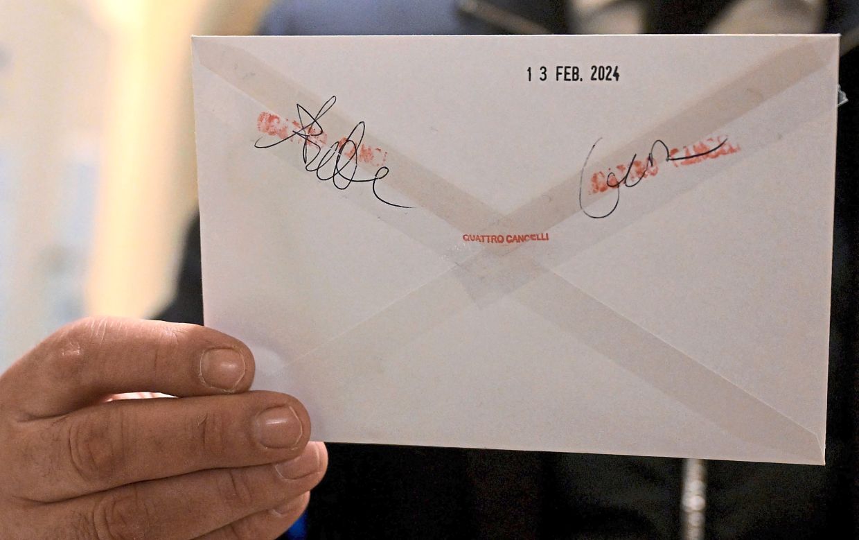 According to protocol, the key to the Sistine Chapel is placed each evening in a sealed and signed envelope, and kept in a safe.