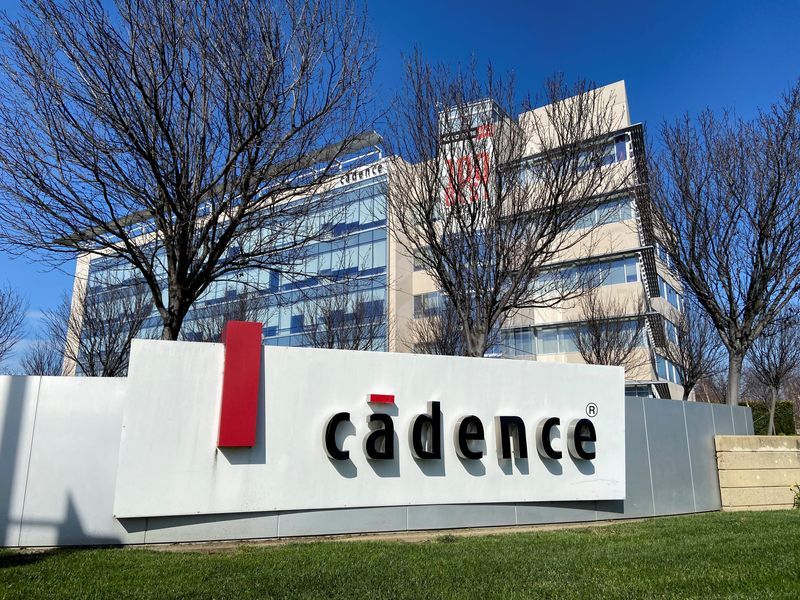 The logo of Cadence Design Systems is pictured outside the companys offices in San Jose California U.S. January 31 2020. REUTERSStephen NellisFile Photo