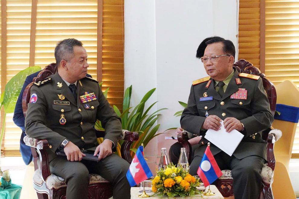 Cambodia and Laos enhance military cooperation with aims to promote peace in South-East Asia region - Vimarsana News