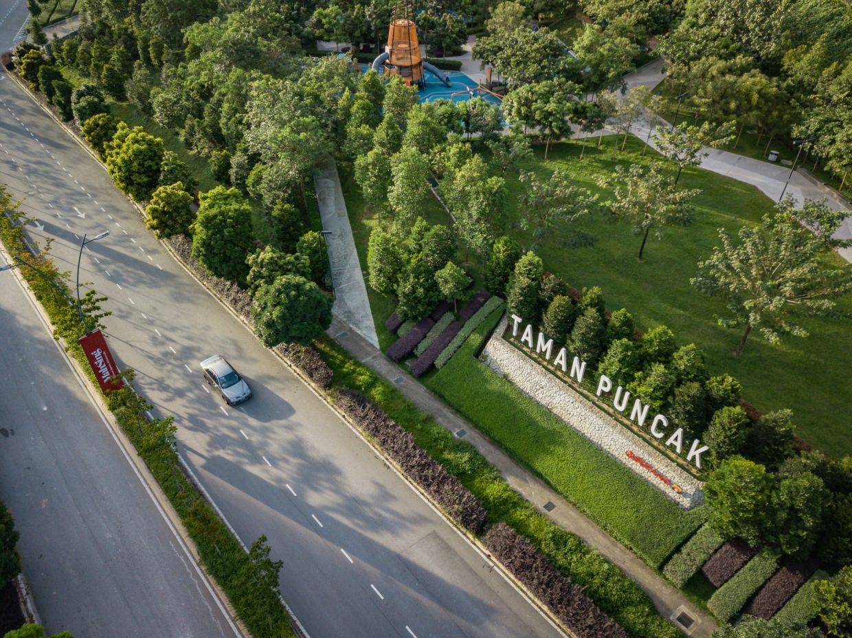 Aerial view of Southville City.