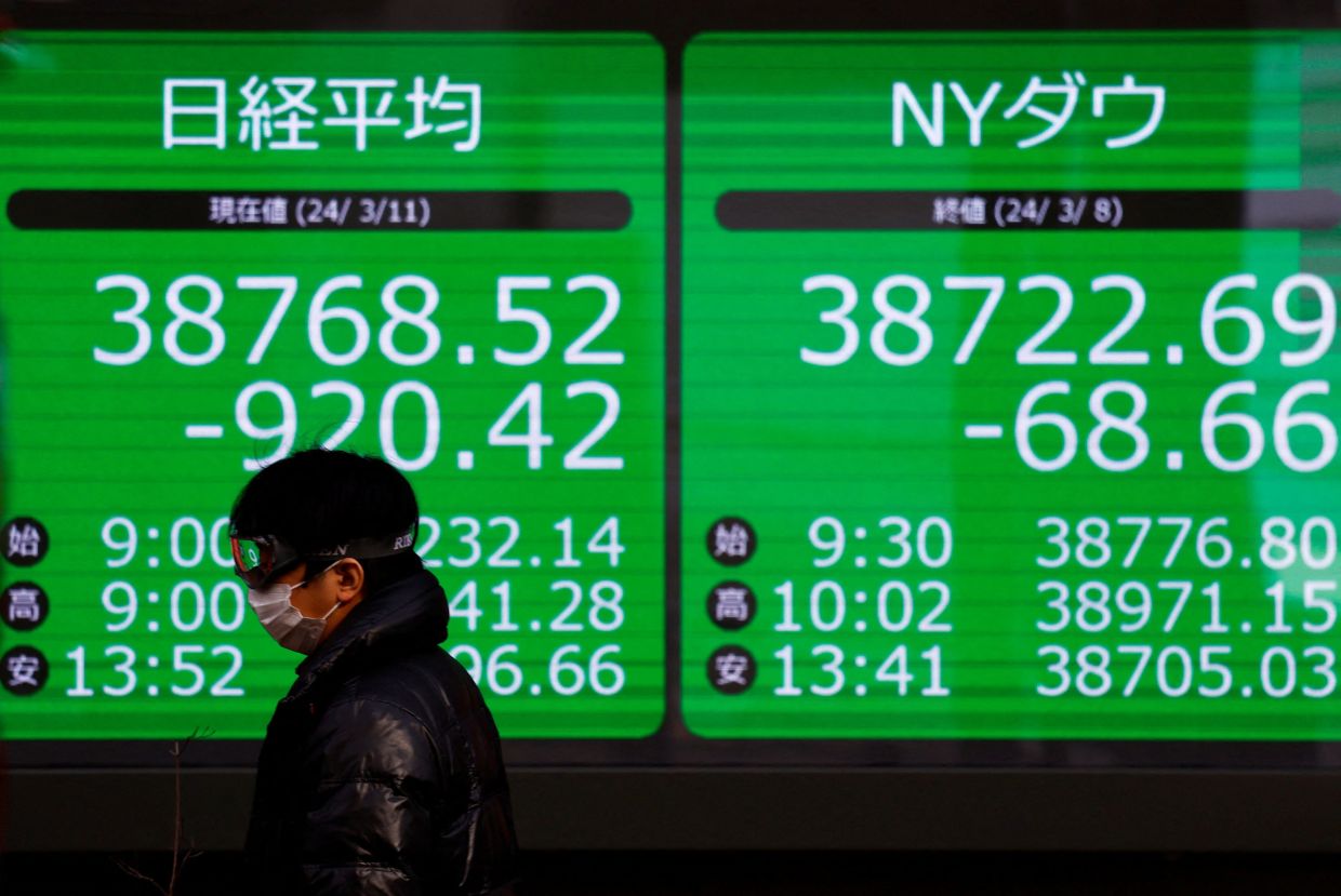 Asian markets sink on rate worries as US inflation surprises | The Star