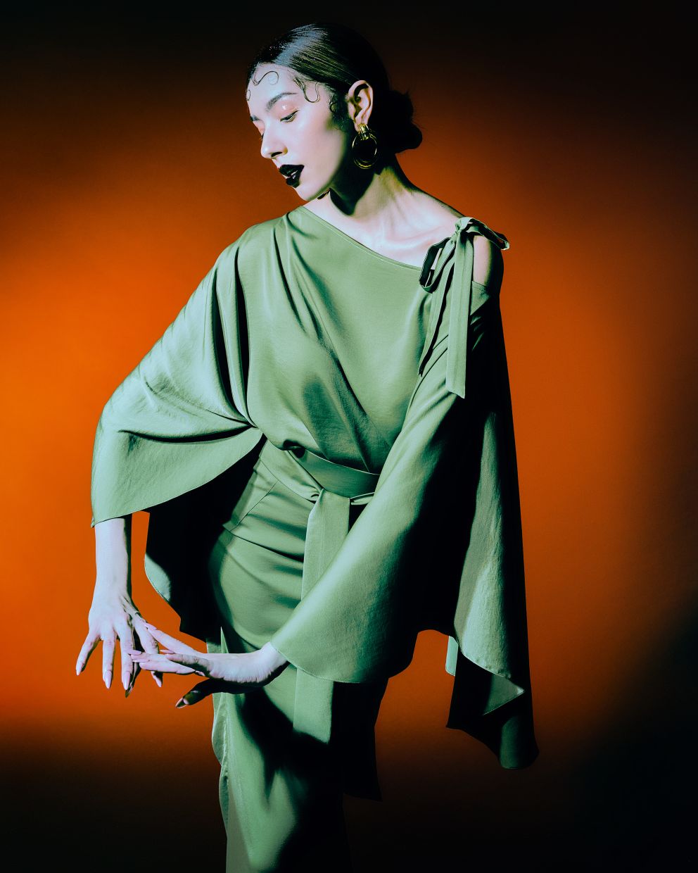 Amelia Henderson professes a love for colours and is not afraid to experiment with her outfits. Photo: Alia B