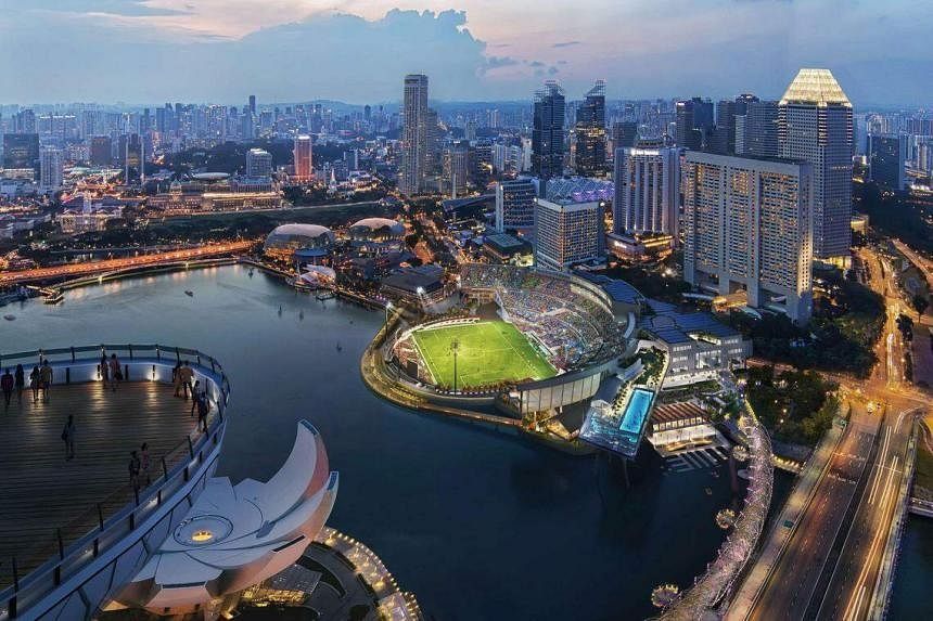 An artist’s impression of a sporting event organised at NS Square. - PHOTO: MINDEF via The Straits Times/ANN