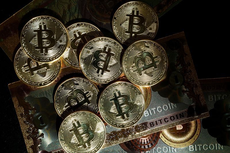 FILE PHOTO Representations of cryptocurrency Bitcoin are seen in this illustration picture taken in Paris France March 9 2024. REUTERSBenoit TessierIllustrationFile Photo