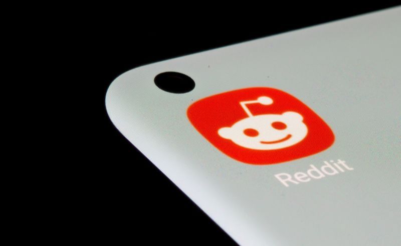 Reddit app is seen on a smartphone in this illustration taken July 13 2021. REUTERSDado RuvicIllustrationFile Photo