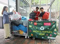 Championing sustainability by collecting textile waste