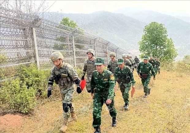 Border guards of Vietnam and China hold joint patrol near shared marker line - Vimarsana News