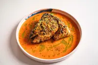 Buttery saucy fish head