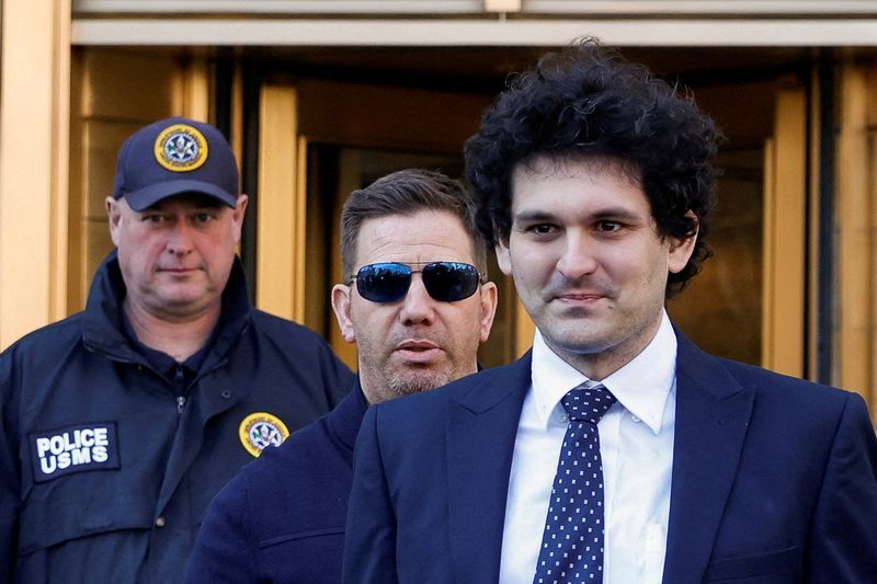 FILE PHOTO Former FTX Chief Executive Sam Bankman-Fried who faces fraud charges over the collapse of the bankrupt cryptocurrency exchange leaves the Manhattan federal court in New York City U.S. March 30 2023. REUTERSAmanda PerobelliFile Photo