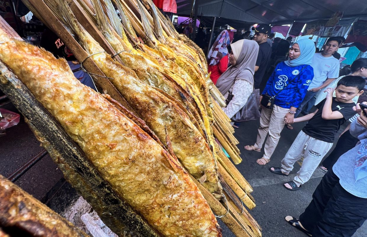 Terubok is a local fish popular in Sarawak and is often served grilled or salted. - ZULAZHAR SHEBLEE/The Star