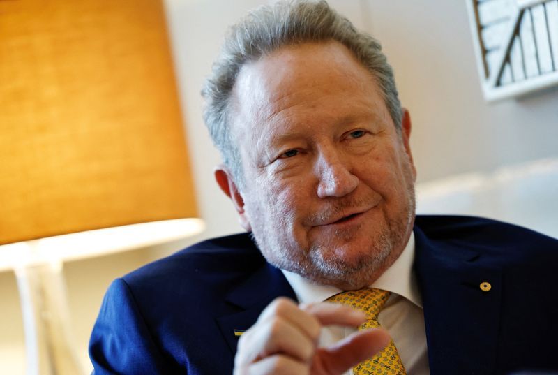 Fortescues founder and executive chairman Andrew Forrest speaks during an interview with Reuters in Beijing China March 23 2024. REUTERSTingshu Wang