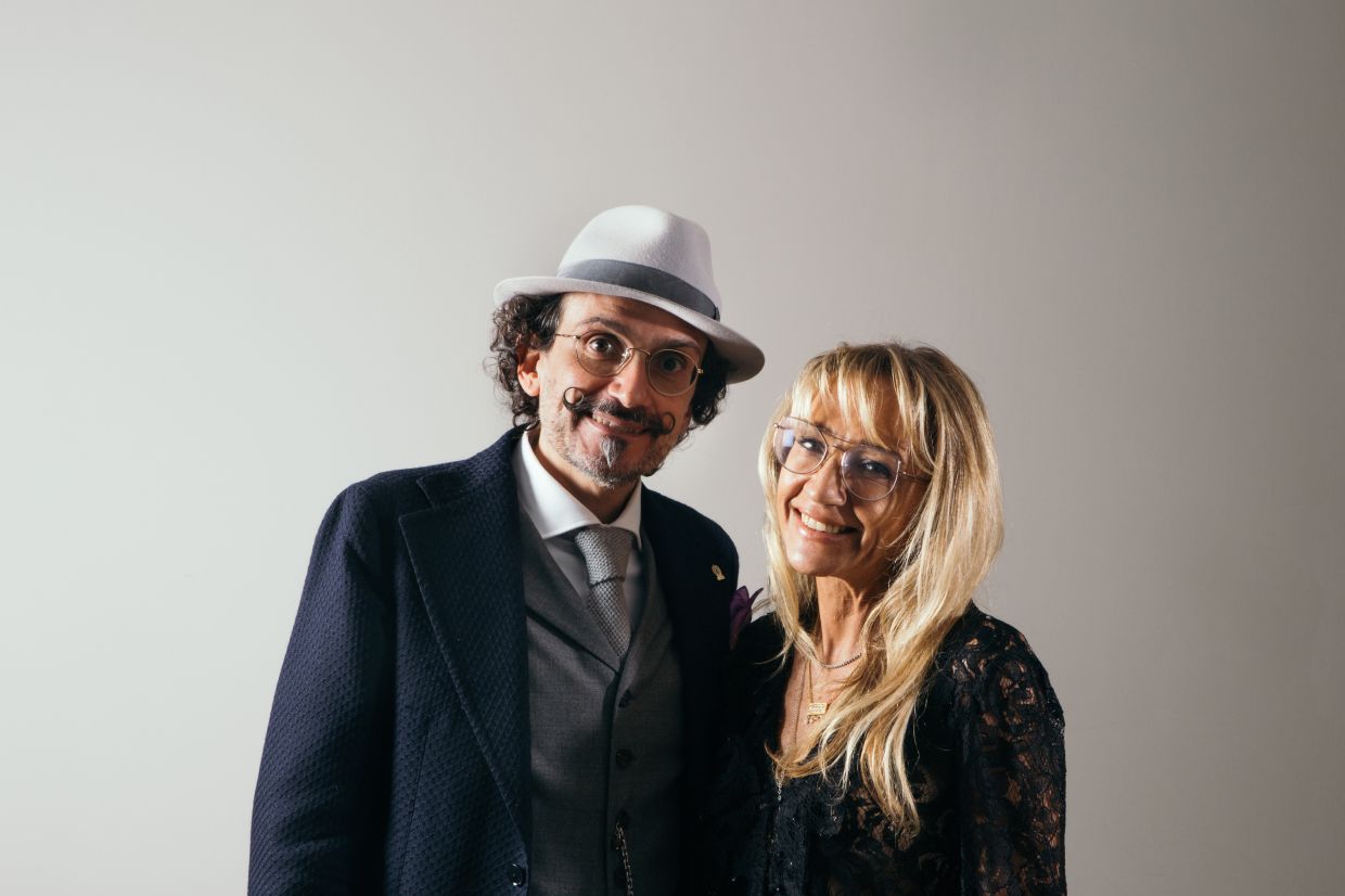 Paolo (left) and Tiziana Terenzi believe in how fragrance preferences can be localised to a country or region. Photo: Cereria Terenzi