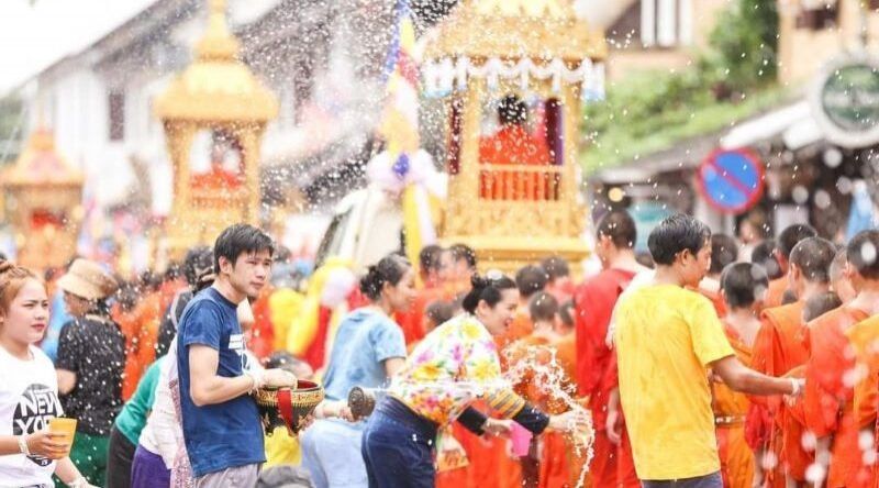 Northern Laos' holiday haven Luang Prabang sees surging visits during Lao New Year festival - Vimarsana News