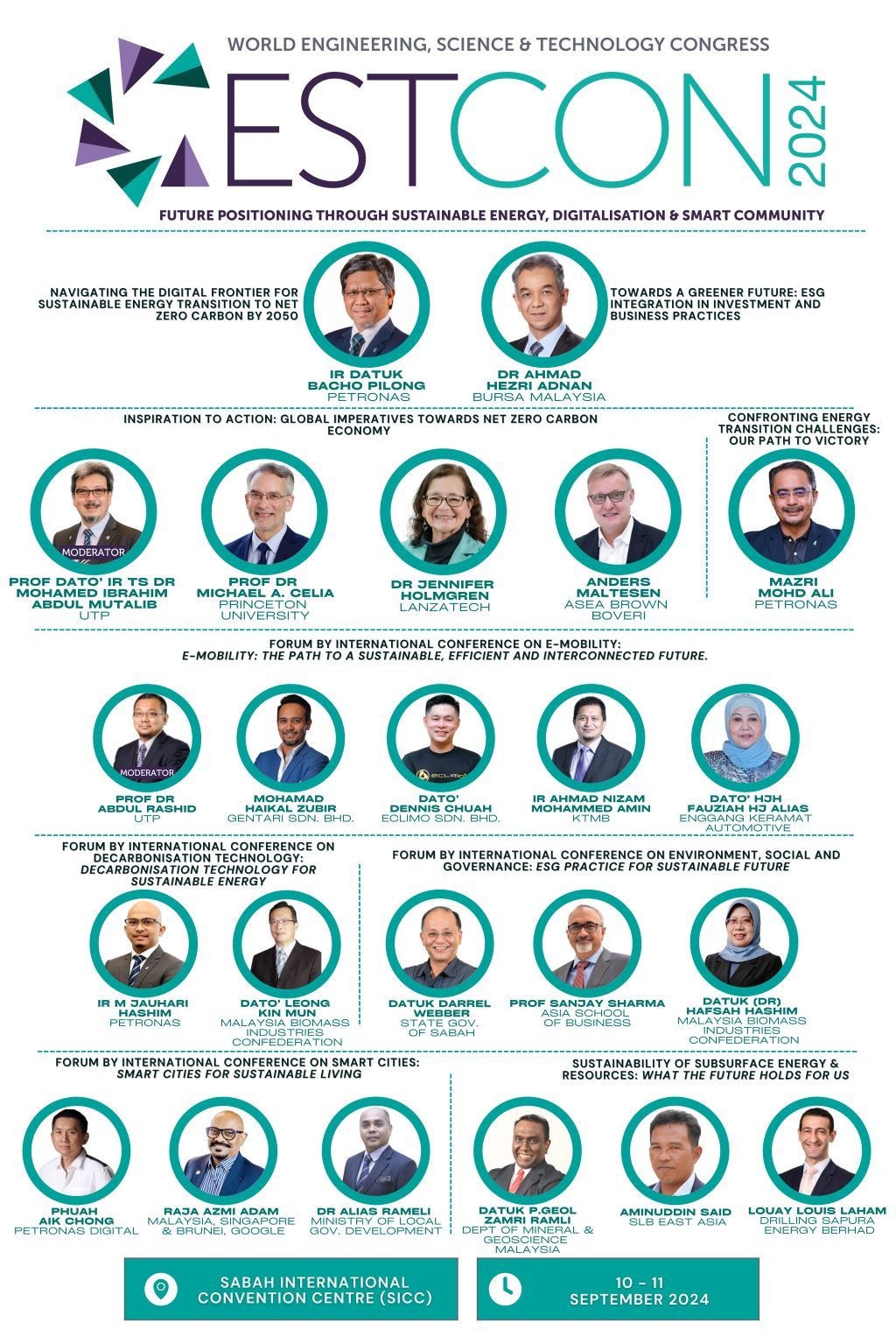 ESTCON2024 will showcase a lineup of distinguished speakers, including academics, scientists, and industry experts representing various sectors.