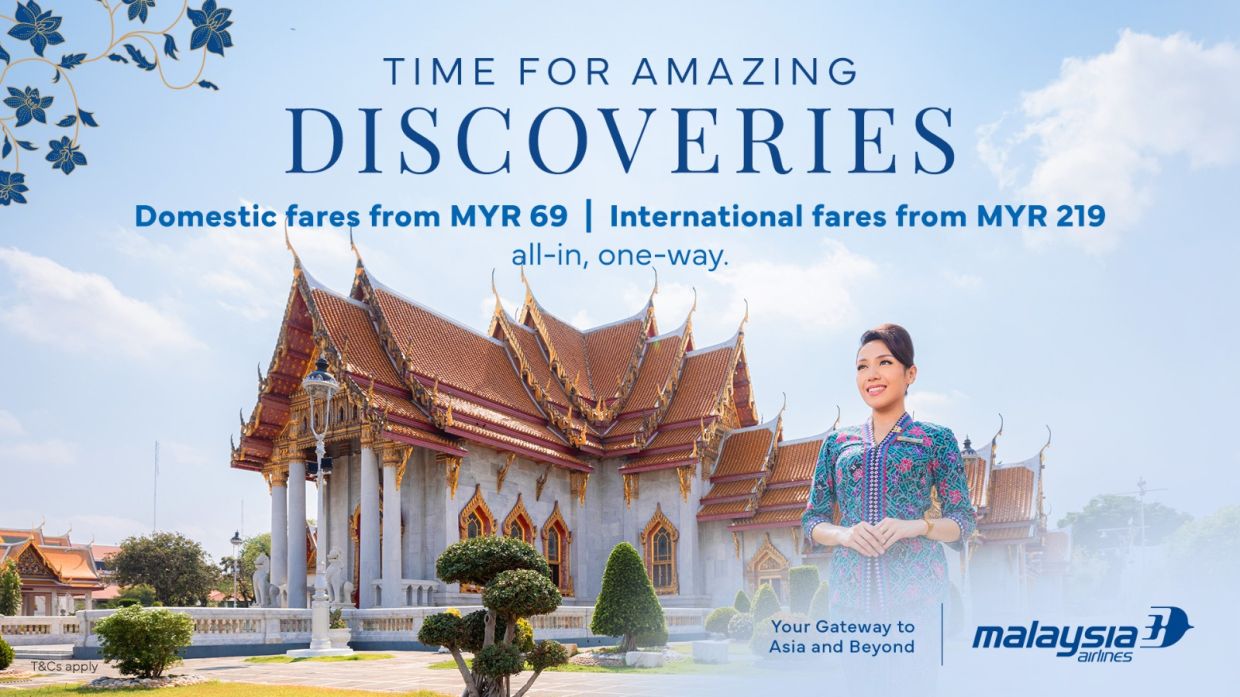 Embark on a journey of discovery and exploration with Malaysia Airlines and Firefly