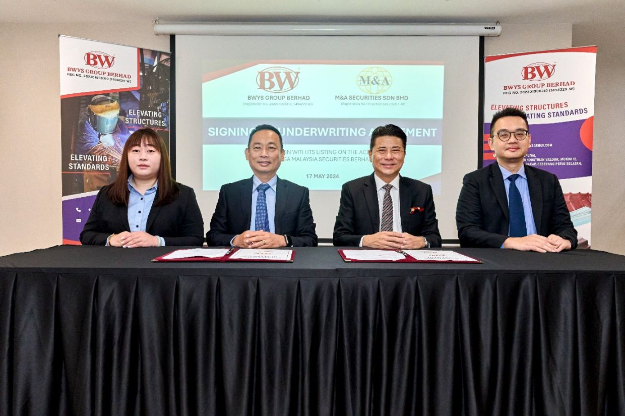 BWYS inks underwriting agreement with M&A Securities for ACE Market IPO ...