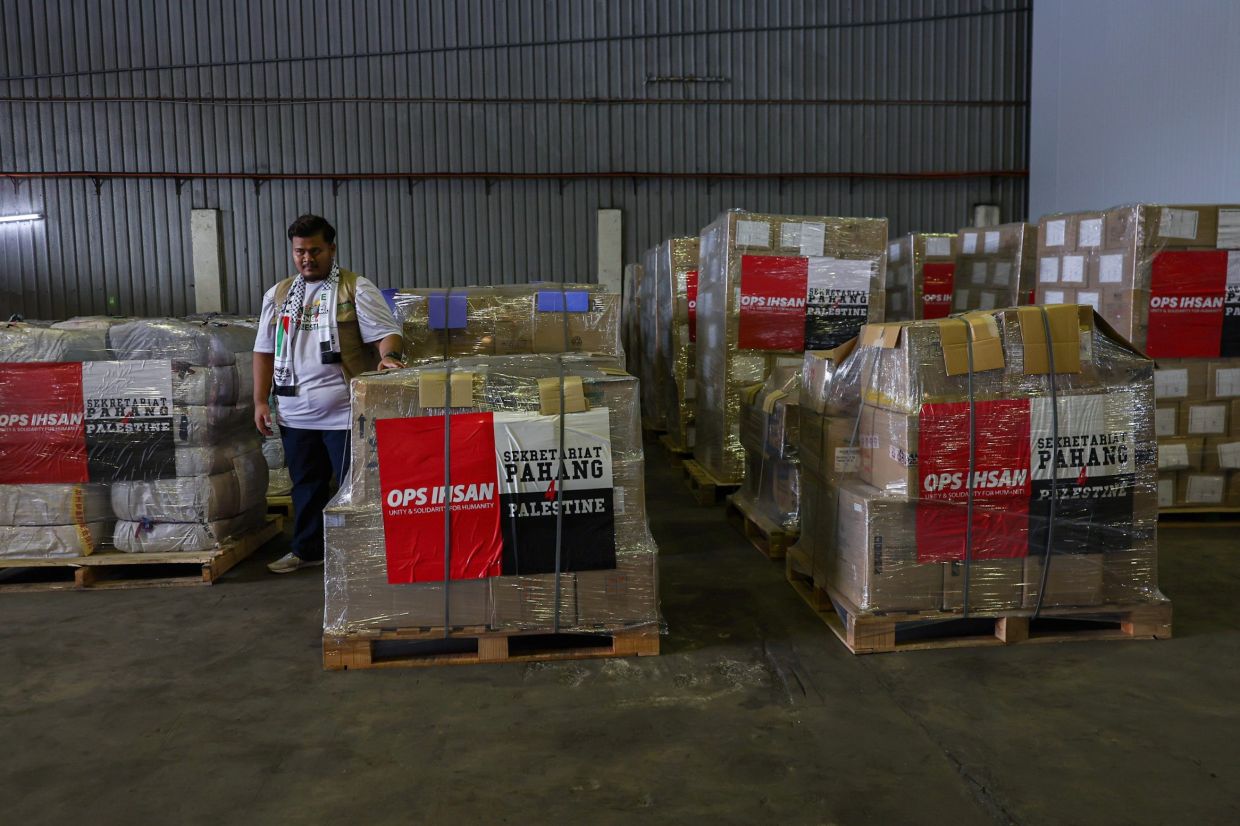Pahang govt to send 30 tonnes of humanitarian aid to Palestine - Vimarsana News