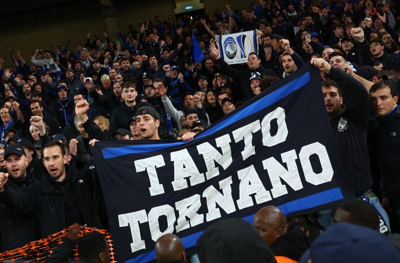 Soccer-Emotional Atalanta fans celebrate historic European title