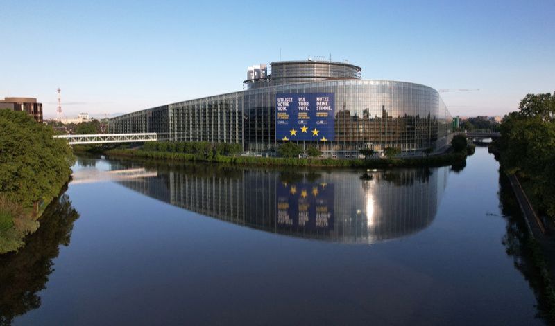 A drone view shows the European Parliament building in Strasbourg France May 25 2024. REUTERSChristian HartmannFile Photo