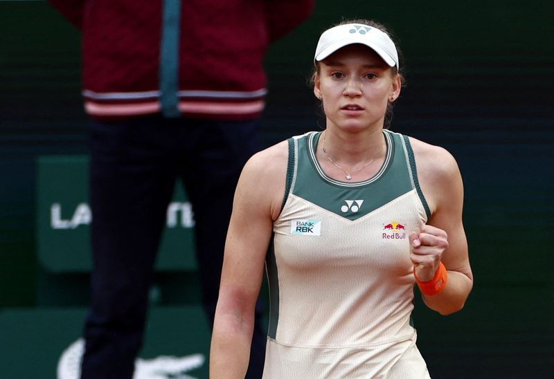 Tennis-Rybakina eases past Minnen into French Open second round