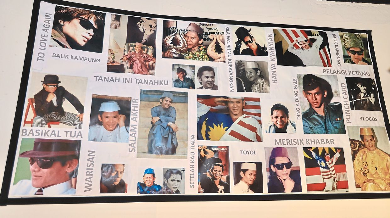 Photos of the singer who was voted Asia's top performer are among the exhibits.