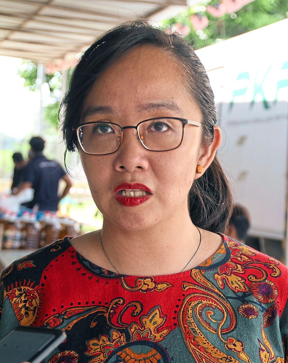 Ng: Chicken, rice, eggs, cooking oil, fish and meat offered below the market rate.