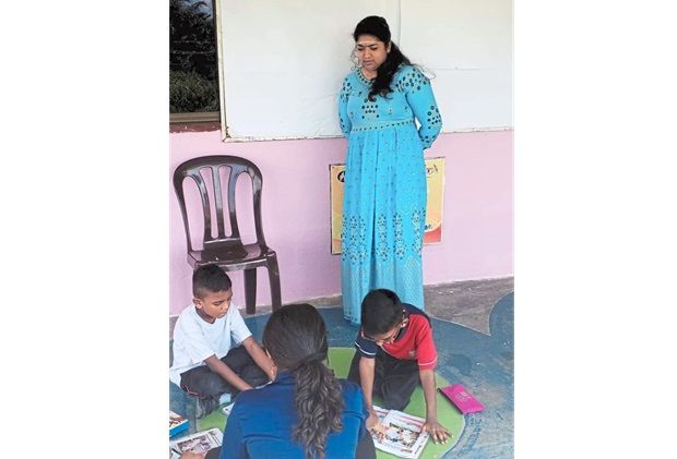 Pupils forced to study outside their classrooms - Vimarsana News