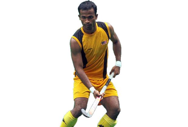 Fast and agile: Jiwa Mohan in action during his heyday.