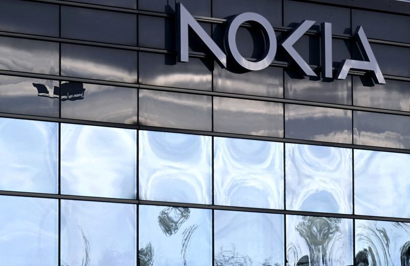 A view shows Nokia headquarters in Espoo Finland October 19 2023. JUSSI NUKARILehtikuvavia REUTERS File Photo