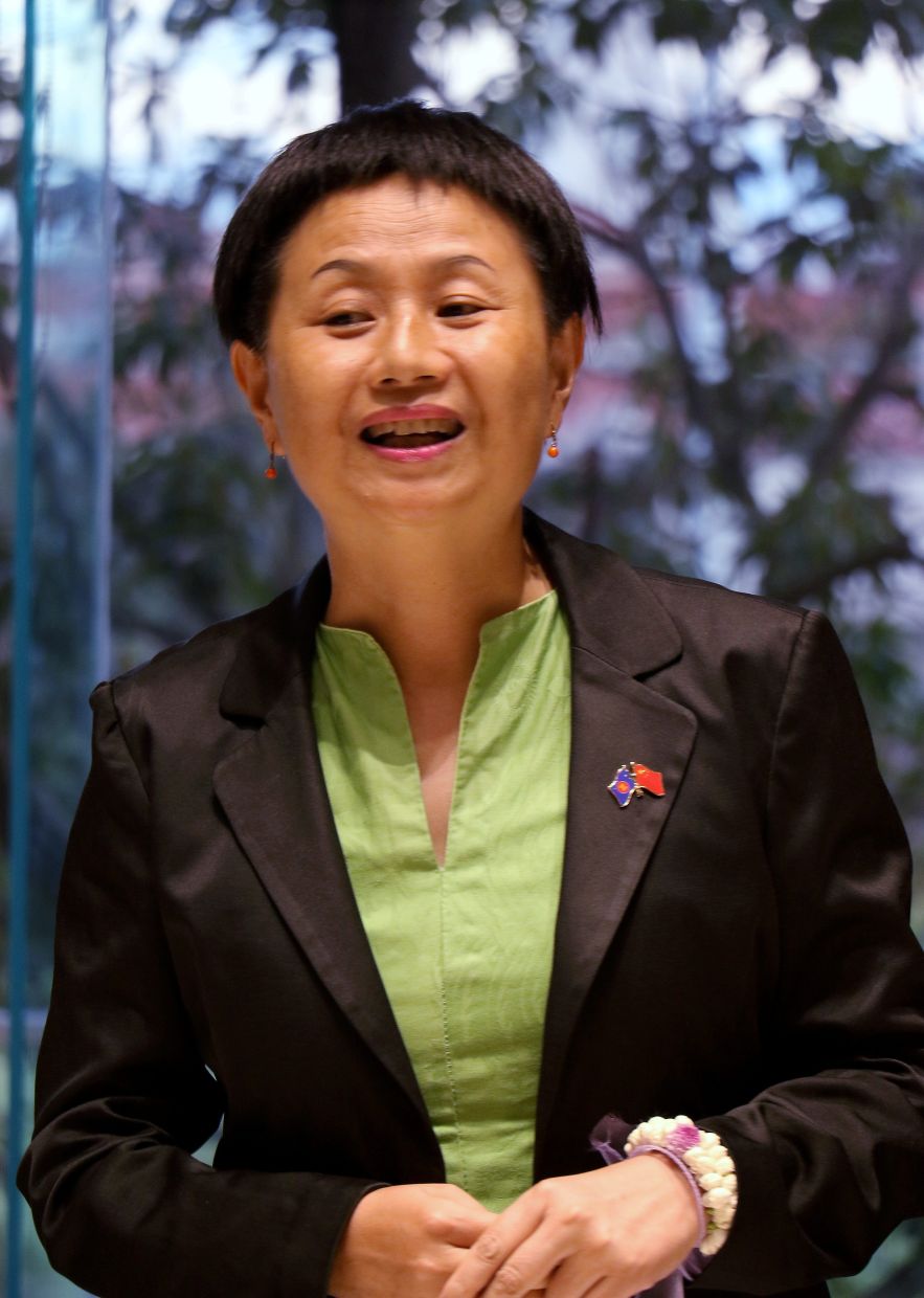 Geng: 'China took the lead in establishing a comprehensive strategic partnership with Asean, with the vision of building a closer China-Asean community with a shared future, working closely with Asean to bring development and prosperity.' — MENG YEW CHOONG/The Star