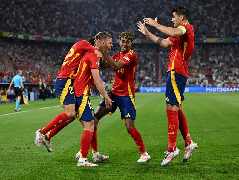 Soccer-Spain slight favourites for Euro success over fast improving England