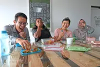 Cooking at home, eating at work