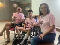 Boy with muscular dystrophy shares positivity despite challenges