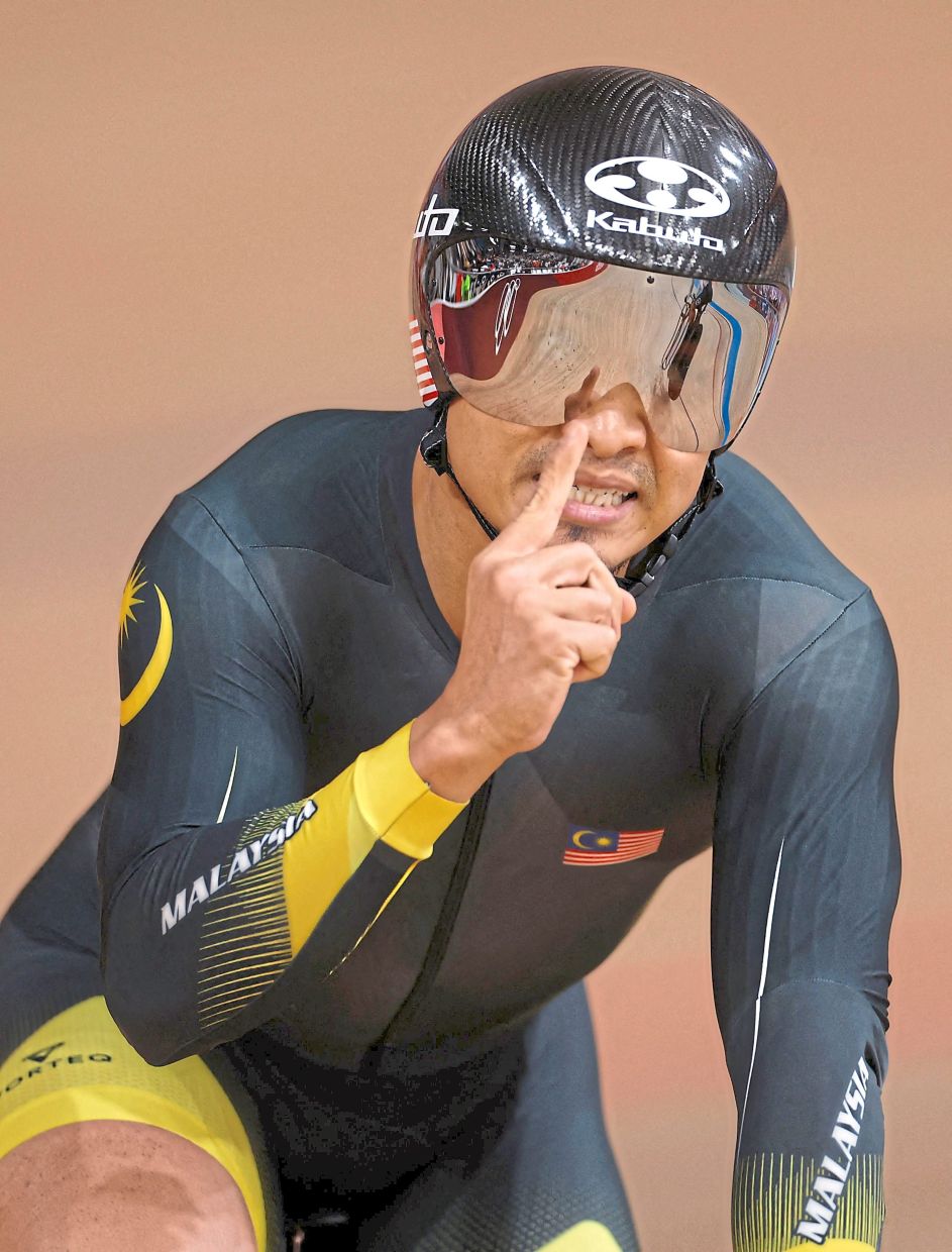 Nation’s hope: Five-time Olympian Azizul is determined to win gold for Malaysia.
