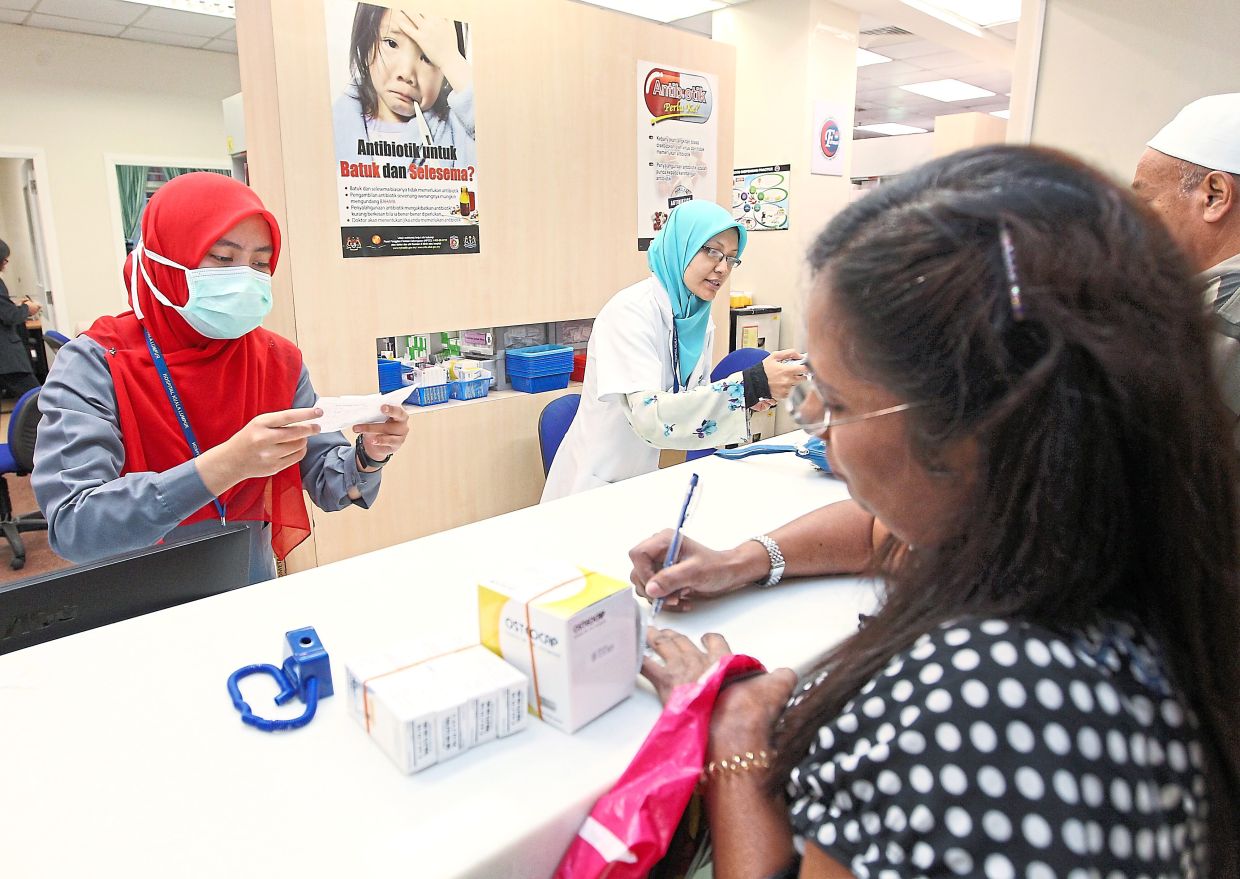 Many patients have the habit of collecting medicines at healthcare facilities despite having adequate supplies at home.
