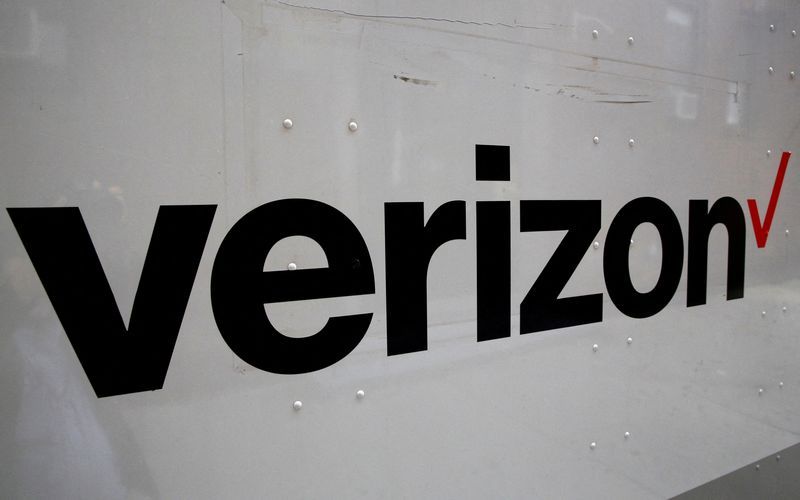 FILE PHOTO The Verizon logo is seen on the side of a truck in New York City U.S. October 13 2016.  REUTERSBrendan McDermidFile Photo