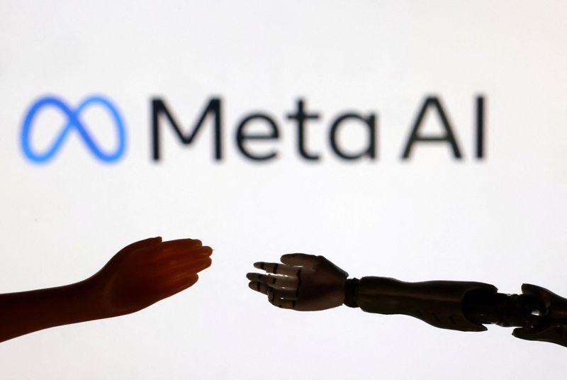 FILE PHOTO Meta AI logo is seen in this illustration taken September 28 2023. REUTERSDado RuvicIllustrationFile Photo
