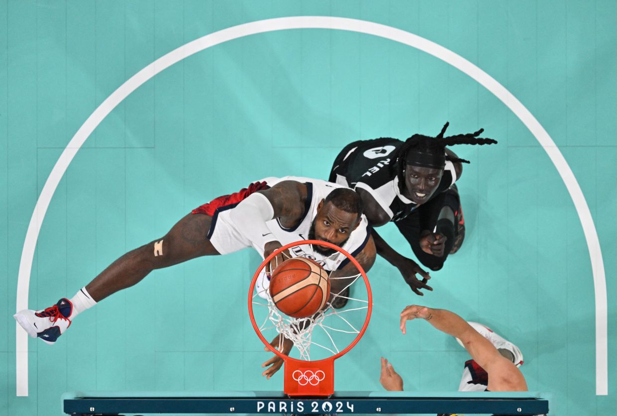 Showtime rolls on as US tops South Sudan 103-86 at Paris Olympics ...