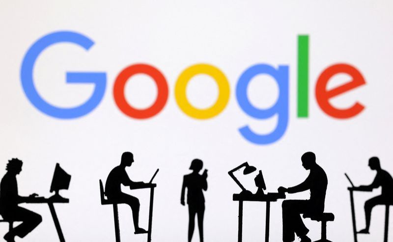 FILE PHOTO Figurines with computers and smartphones are seen in front of Google logo in this illustration taken February 19 2024. REUTERSDado RuvicIllustrationFile Photo