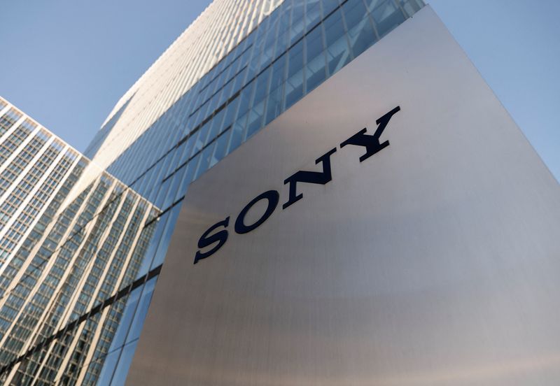 FILE PHOTO The Sony logo is displayed outside the companys headquarters in Tokyo Japan February 16 2023.  REUTERSIssei KatoFile Photo