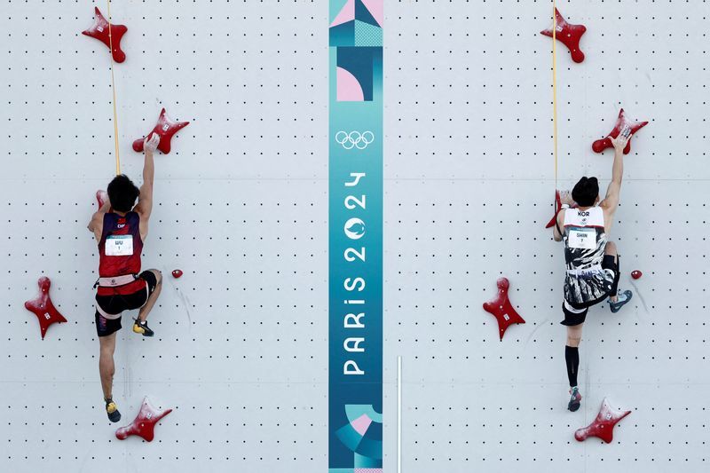 Other Sports OlympicsClimbingBorne of a joke, speed climbing route