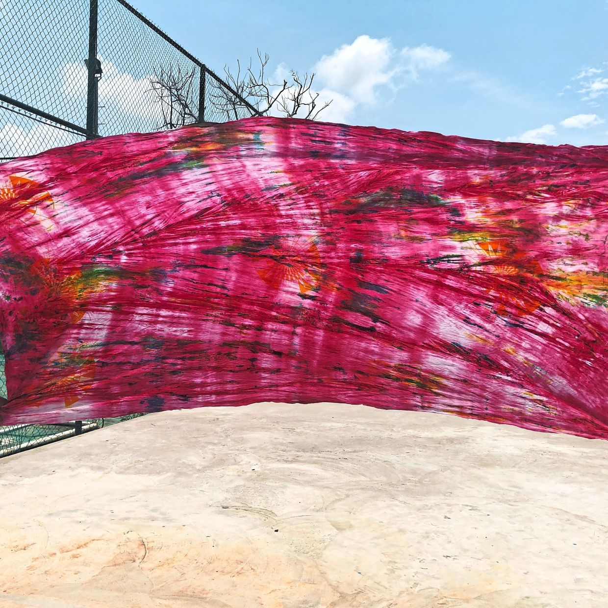 Batik linut stands out as a distinctive category within the Malaysian batik scene.